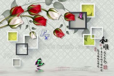 File gốc File gốc in tranh tổng hợp tường nền K45272 (in ấn) màu sắc trung thực