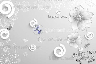 File tranh File gốc in tranh tổng hợp tường nền K45300 (ảnh gốc) độ nét vượt trội