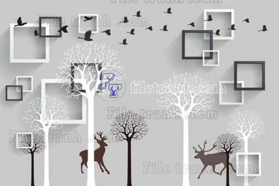 File gốc File gốc in tranh tổng hợp tường nền K45333 (ảnh chi tiết) để in ấn