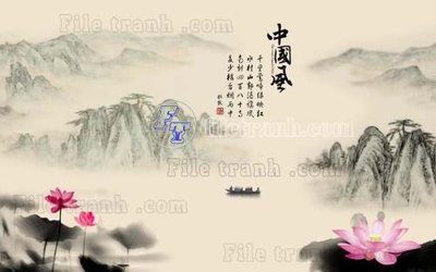 File gốc File gốc in tranh tổng hợp tường nền K45404 (dành cho quảng cáo)