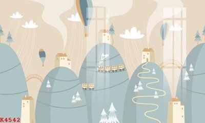 File PSD File gốc in tranh tổng hợp K4542 (gốc) nhiều lớp (multi-layer)