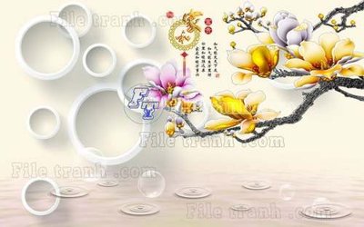 File ảnh gốc File gốc in tranh tổng hợp tường nền K45426 (chuyên in mica)