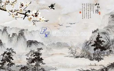 Hình ảnh file gốc File gốc in tranh tổng hợp tường nền K45505 (chất lượng cao)