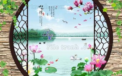 File PSD File gốc in tranh tổng hợp tường nền K45535 (gốc) nhiều lớp (multi-layer)