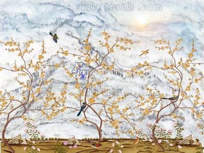 File tranh File gốc in tranh tổng hợp tường nền K45553 (gốc) chủ đề trẻ em