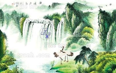 Tải file File gốc in tranh tổng hợp tường nền K45580 (gốc) in trên mọi chất liệu