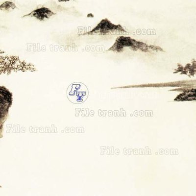 Ảnh gốc File gốc in tranh tổng hợp tường nền K45606 (nét căng) in mica