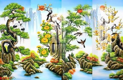 File in ấn cao cấp File gốc in tranh tổng hợp K4667 (file gốc)