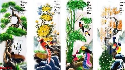 File in trần File gốc in tranh tổng hợp K4672 (bản gốc) trời sao