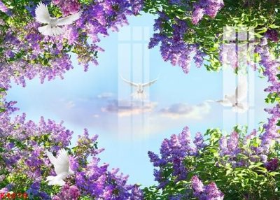 Download file gốc File gốc in tranh tổng hợp K4678 (in lụa) hoa lá