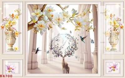 File tranh File gốc in tranh tổng hợp K4700 (gốc) in vải canvas