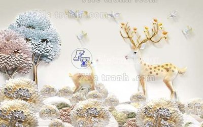 Tải file gốc File tranh gốc dán tường hươu nai sừng K47116 (in tráng gương) 5DFile gốc File tranh gốc dán tường hươu nai sừng K47116 (in ấn) phiên bản premium