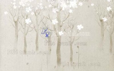 File gốc File tranh gốc dán tường hươu nai sừng K47179 (AI/EPS) cho in ấn