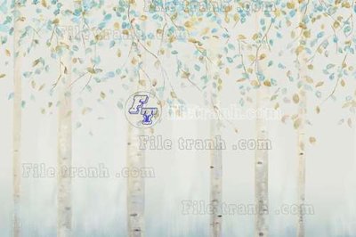 File tranh File tranh gốc dán tường hươu nai sừng K47218 (ảnh gốc) độc quyền