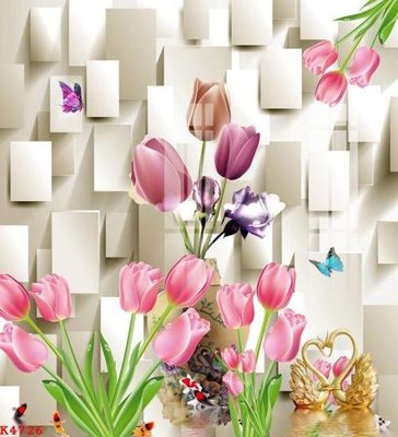 File gốc File gốc in tranh tổng hợp K4726 (in lụa) trang trí tường