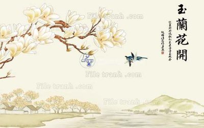 File ảnh File tranh gốc tranh tường hoa 3d đẹp K48017 (gốc) trang trí khách sạn