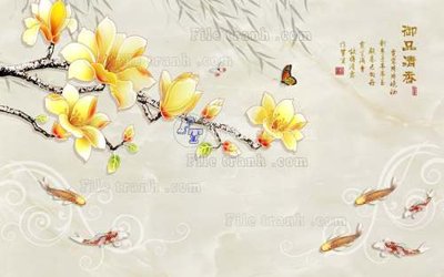 Download file File tranh gốc tranh tường hoa 3d đẹp K48078 (gốc) in mica bàn thờ