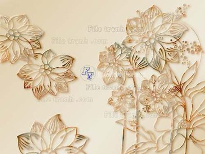 File in trần File tranh gốc tranh tường hoa 3d đẹp K48120 (bản gốc) phong cảnh