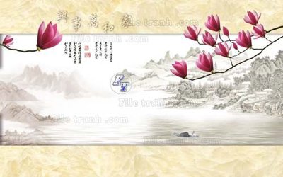 File tranh File tranh gốc tranh tường hoa 3d đẹp K48197 (ảnh gốc) sắc nét hoàn hảo