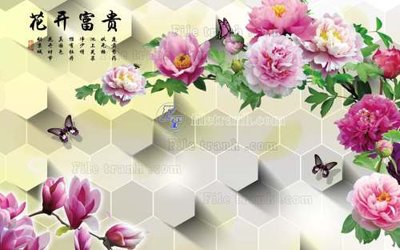 Tải file gốc File tranh gốc tranh tường hoa 3d đẹp K48218 dùng cho in ấn