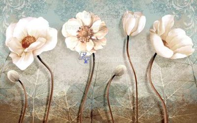 File gốc File tranh gốc tranh tường hoa 3d đẹp K48227 (cho in ấn) độc quyền