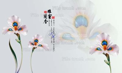 File tranh File tranh gốc tranh tường hoa 3d đẹp K48233 (gốc) chủ đề con người