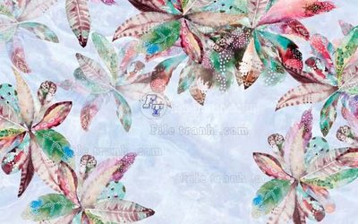 File gốc File tranh gốc tranh tường hoa 3d đẹp K48271 (PNG) không nền chất lượng