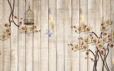 File gốc File tranh gốc tranh tường hoa 3d đẹp K48320 (PNG) không nền chất lượng