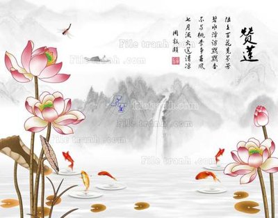 File tranh File tranh gốc tranh tường hoa 3d đẹp K48377 (ảnh gốc) in trần xuyên sáng