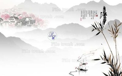 File ảnh File tranh gốc tranh tường hoa 3d đẹp K48475 (gốc) in PP, decal