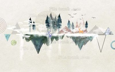 File ảnh File tranh gốc tranh tường hoa 3d đẹp K48495 (gốc) cho trang trí nội thất