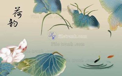 File in lụa File tranh gốc tranh tường hoa 3d đẹp K48502 (chất lượng cao) File tranh gốc tranh tường hoa 3d đẹp K48502