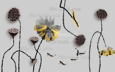 Ảnh mô tả file gốc in mica File tranh gốc tranh tường hoa 3d đẹp K48506