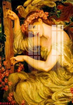 File gốc File gốc in tranh tổng hợp K4884 (in lụa) trang trí tường