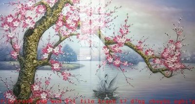 File in trần File gốc in tranh tổng hợp K49198 (file gốc) xuyên sáng