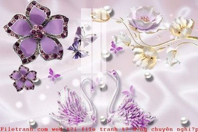 File in trần File gốc in tranh tổng hợp K49298 (bản gốc 3D) sống động