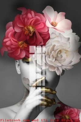 File in trần File gốc in tranh tổng hợp K49327 (bản gốc 3D) sống động