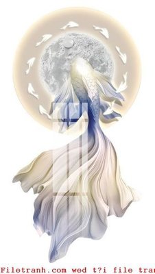 File in trần File gốc in tranh tổng hợp K49873 (bản gốc) mây trời