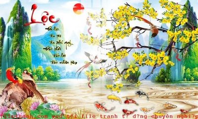 File tranh ảnh gốc File gốc in tranh tổng hợp K50097 dùng cho in khổ lớn