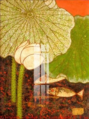 File in trần File gốc in tranh tổng hợp K50297 (bản gốc) bầu trời