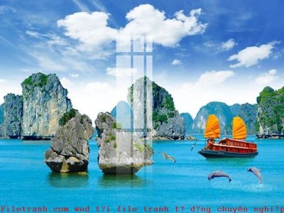 File gốc File gốc in tranh tổng hợp K50327 (in lụa) tranh thuận buồm