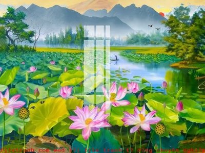 File gốc File gốc in tranh tổng hợp K50519 (cho in UV) siêu nét