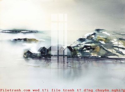 File gốc File gốc in tranh tổng hợp K50595 (in lụa) tranh phong thủy