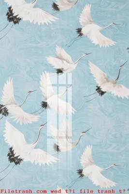 File in trần File gốc in tranh tổng hợp K50991 (bản gốc) bầu trời