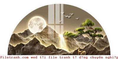 File tranh File gốc in tranh tổng hợp K51249 (gốc) phong cách tối giản