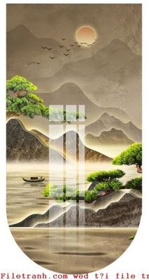 File ảnh File gốc in tranh tổng hợp K51265 (gốc) cho trang trí nhà hàng