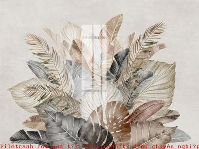 File tranh File gốc in tranh tổng hợp K51560 (gốc) phong cách tối giản