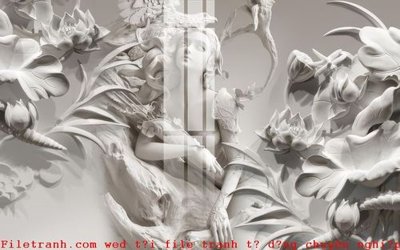 File gốc File gốc in tranh tổng hợp K51600 (in tráng gương) ốp tường