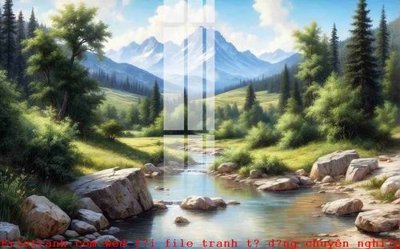 File gốc File gốc in tranh tổng hợp K51748 (in lụa) chi tiết cao