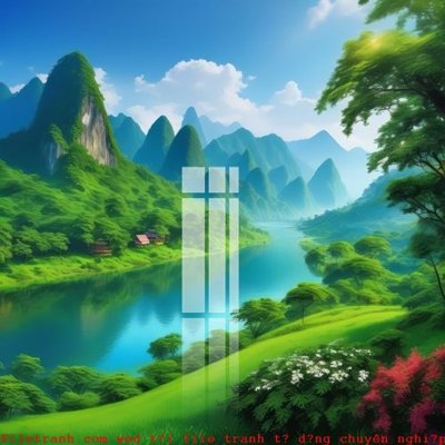 File gốc File gốc in tranh tổng hợp K51781 (in mica) làm quà tặng